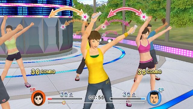 フィットネスクラブがまるごとリビングに！Wii『Fitness Party