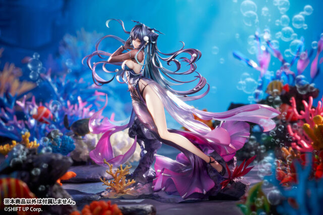 美しいドレスから魅せるムチムチ太もも！『勝利の女神：NIKKE』より「リトルマーメイド Abyss Flower」フィギュアが予約受付中