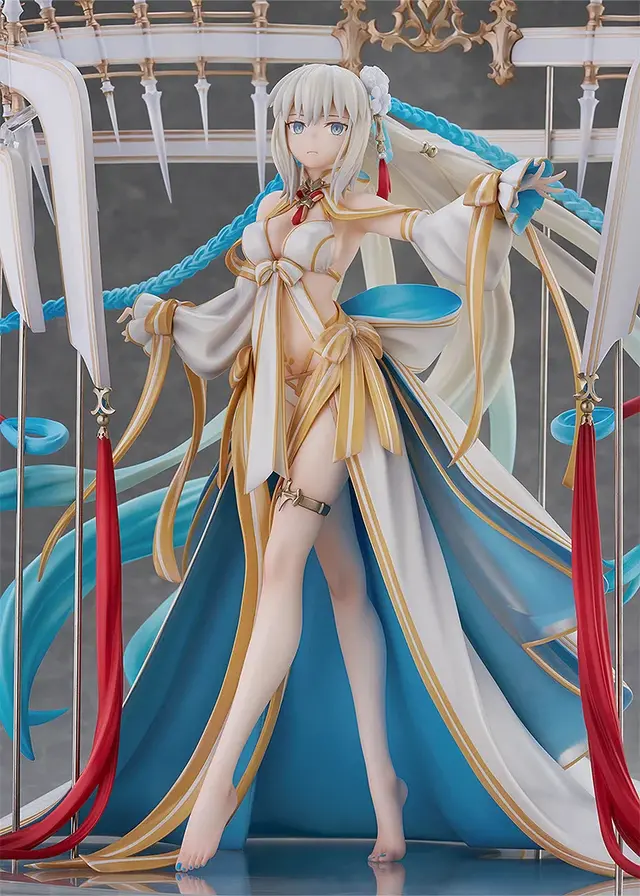 気品ある水着姿が美しい!『FGO』より「水妃モルガン」フィギュアが、豪華な円形装飾など見どころ満載