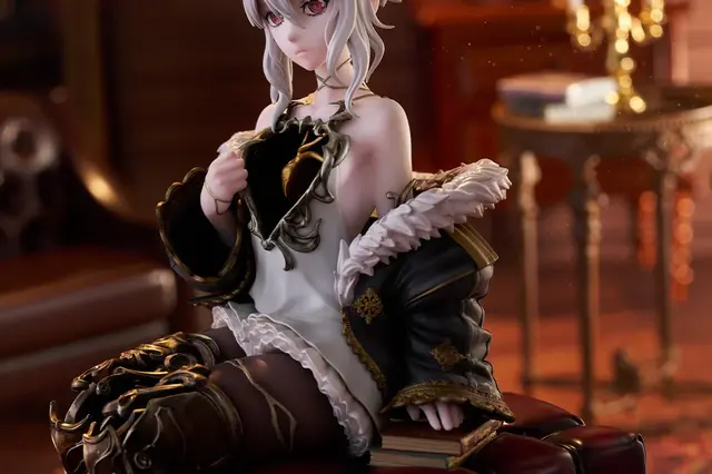 こだわりのムチムチ太もも！『CODE VEIN II』より「ルゥ・マグメル」がリラックスした座り姿で立体化、心臓部はパール・メタル塗装で神秘的