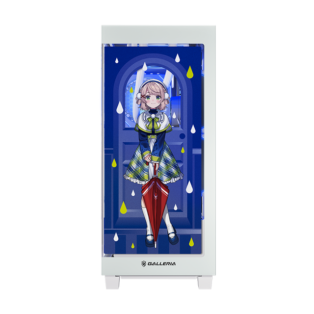 VTuber・しぐれうい、コラボPCが発表！GALLERIAより発売ー「雨宿り」をテーマに、世界観と調和するディープブルーのLED