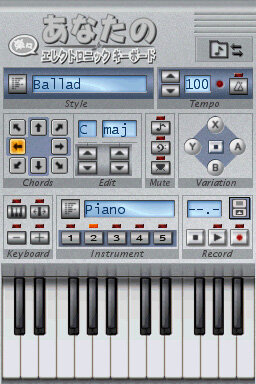 あなたの楽々エレクトロニックキーボード