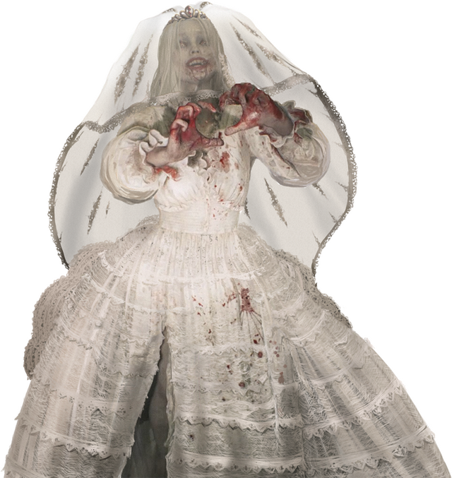 『バイオハザード レクイエム』で人気の歌姫ゾンビ、花嫁になる―純白ドレスに両手ハートマークで愛を伝える姿が可愛い