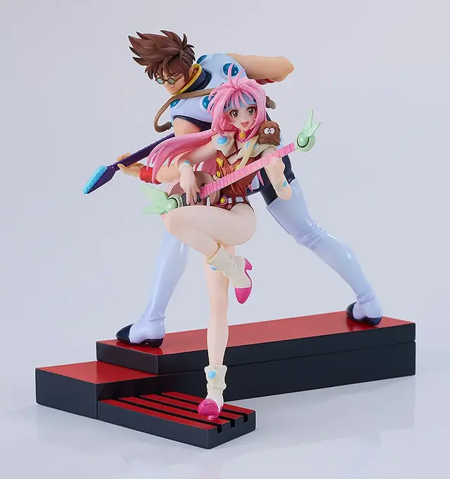 「マクロス7」並べて飾ると“7”の台座に!「熱気バサラ」「ミレーヌ・フレア・ジーナス」プラモが数量限定再販