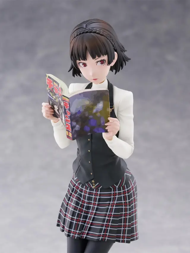 『ペルソナ５ ザ・ロイヤル』ポンコツ尾行シーンの「新島真」フィギュアが可愛い！手にした月刊誌で隠している表情に注目