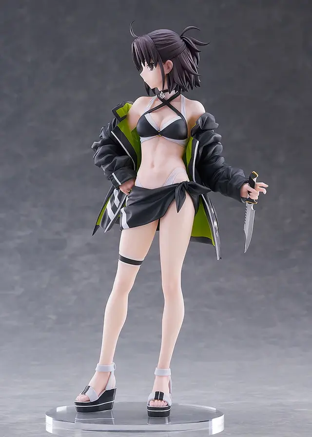 黒水着からのぞく、引き締まったプロポーション！『FGO』第一再臨「ムーンキャンサー/玉兎」1/7スケールフィギュアが予約受付中