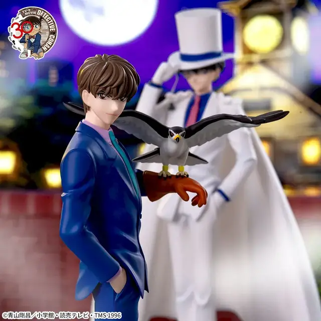 「名探偵コナン」ライバル関係の「怪盗キッド」「白馬探」プライズフィギュアが9月11日展開！クールな立ち姿を立体化、並べて飾れる台座付き