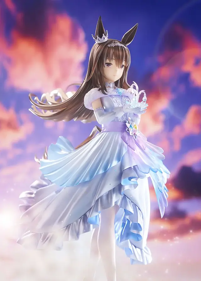 『ウマ娘』ドレス姿でほほ笑む「アドマイヤベガ」フィギュアが予約開始ーオプションの表情パーツで異なった印象に