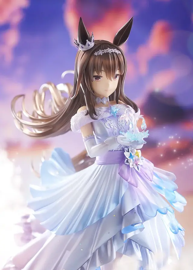 『ウマ娘』ドレス姿でほほ笑む「アドマイヤベガ」フィギュアが予約開始ーオプションの表情パーツで異なった印象に