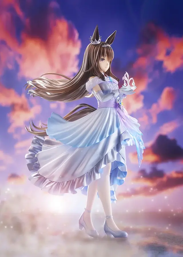 『ウマ娘』ドレス姿でほほ笑む「アドマイヤベガ」フィギュアが予約開始ーオプションの表情パーツで異なった印象に
