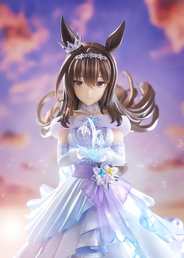『ウマ娘』ドレス姿でほほ笑む「アドマイヤベガ」フィギュアが予約開始ーオプションの表情パーツで異なった印象に