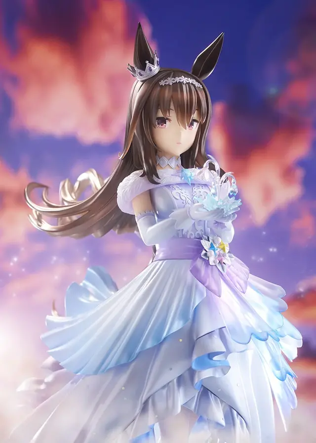 『ウマ娘』ドレス姿でほほ笑む「アドマイヤベガ」フィギュアが予約開始ーオプションの表情パーツで異なった印象に