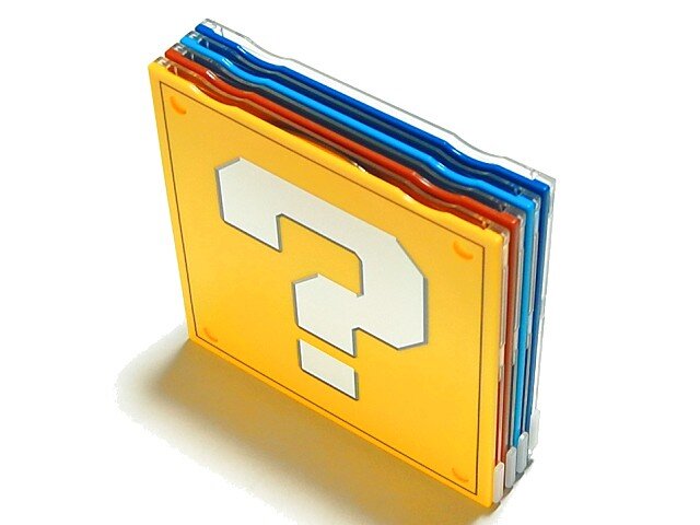 スーパーマリオのブロックに楽しく収納「Wiiディスクケース＆Wiiリモコンスタンド」・・・週刊マリオグッズコレクション第117回