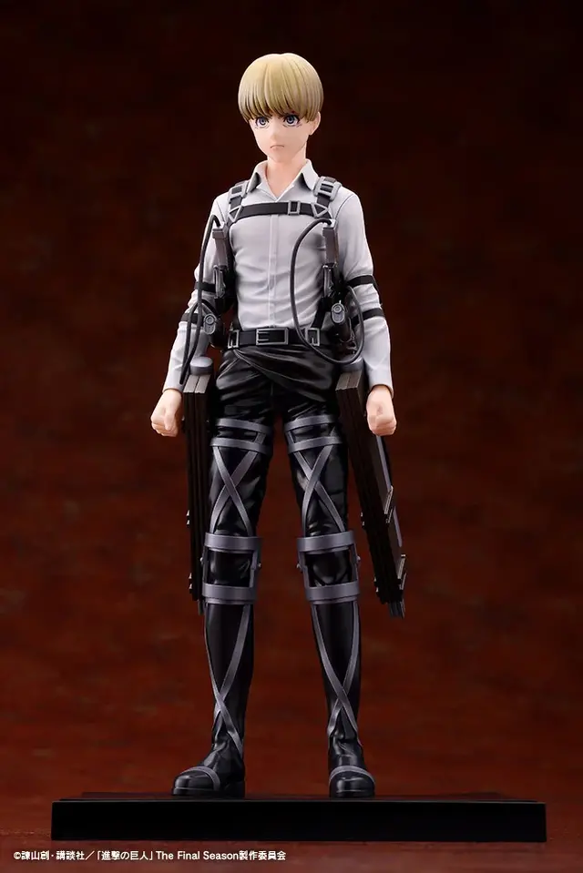 「進撃の巨人」The Final Seasonからリヴァイ、サシャ、アルミンが手に取りやすい「OSHI WORKS」で立体化！