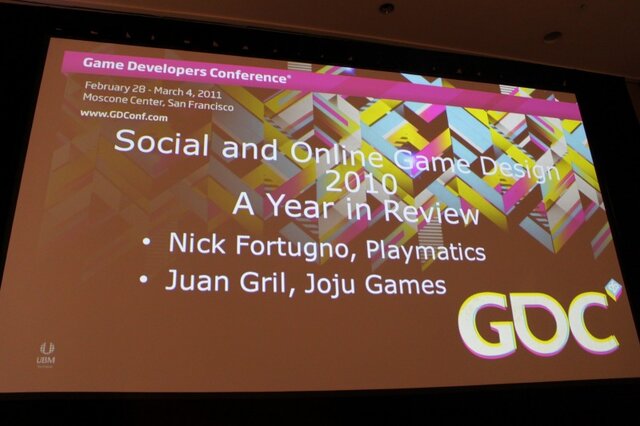 【GDC2011】2010年の革新的なゲームデザインを振り返る