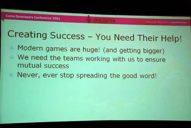 【GDC2011】ビジネスに重要なのは愛だろ、愛！BioWareにおけるローカライズプロセスについて