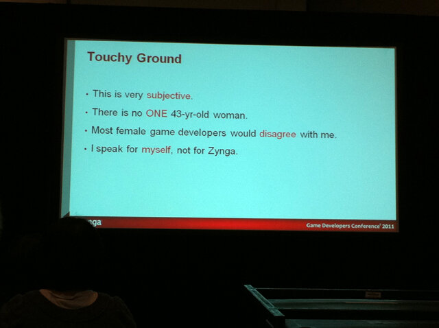 【GDC2011】43歳の女性が遊びたいゲームとは？Zyngaの女性プロデューサーが語る「萎え」と「萌え」