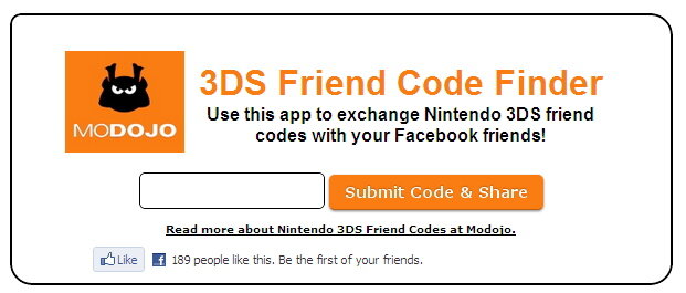 Facebookで簡単に3dsのフレンドコードを交換できるアプリ インサイド