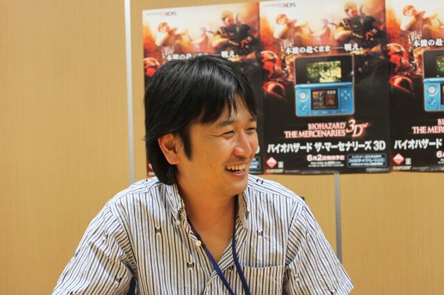 ニンテンドー3DSに登場する『BIOHAZARD THE MERCENARIES 3D』についてプロデューサーとディレクターを直撃