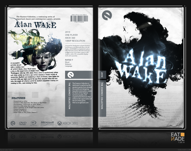 小説風の背景が効いている『Alan Wake』