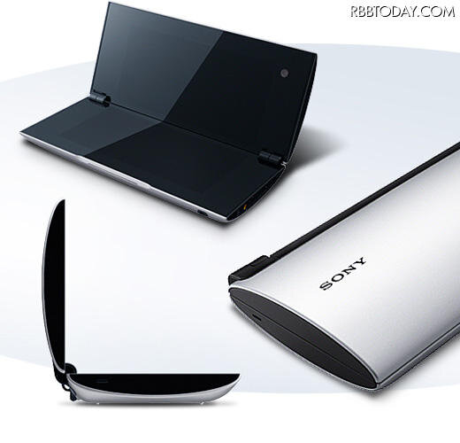 画面を折りたたんだ状態などさまざまな角度からの製品画像