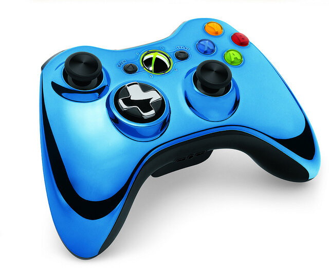Xbox 360のクロームワイヤレスコントローラー3色が発表
