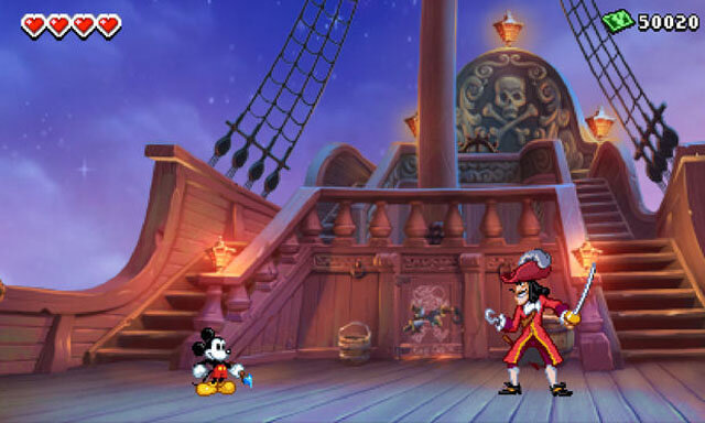 ニンテンドー3DS向けの『Epic Mickey: Power of Illusion』スクリーンショット