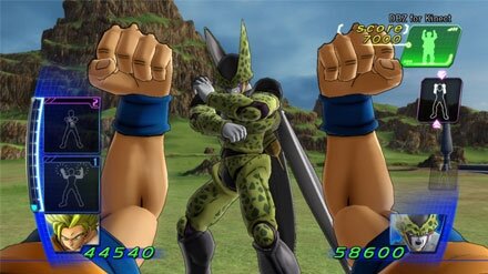 『ドラゴンボールZ for Kinect』のゲーム画面やプレイ映像が出現