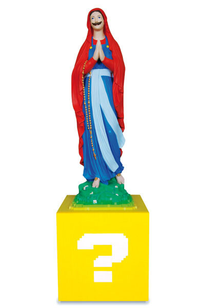 本日の一枚『マリア像がマリオ像に…』