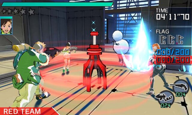 3DS版のフラッグ戦の画面