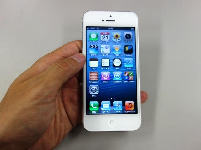 アップル iPhone 5（KDDI）