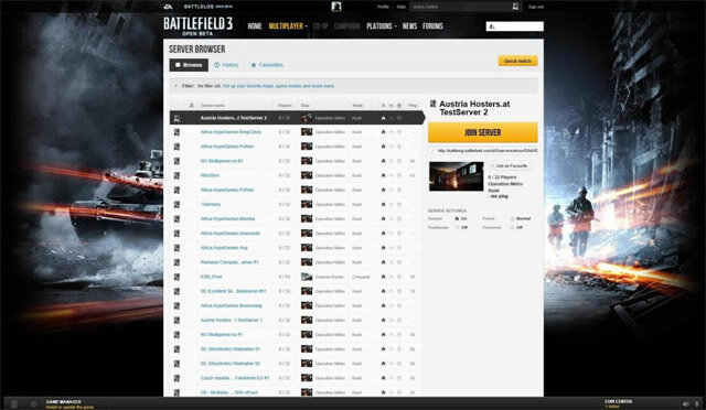 『Battlefield 3』向けのソーシャルサービス「バトルログ」