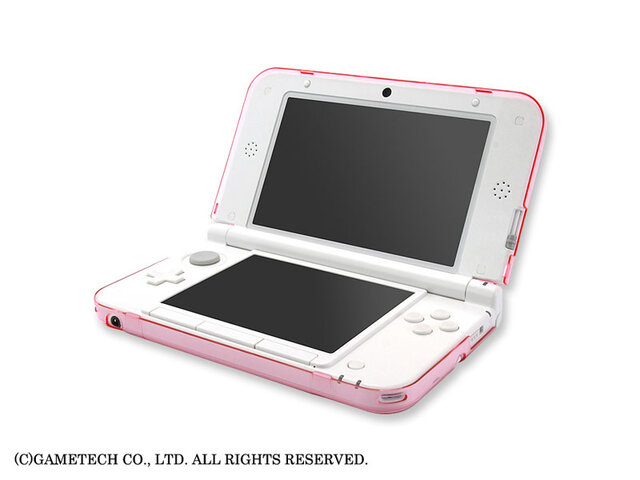 ゲームテック、3DS LL用ハードカバー「クリスタルシェル」に新色クリアピンク登場