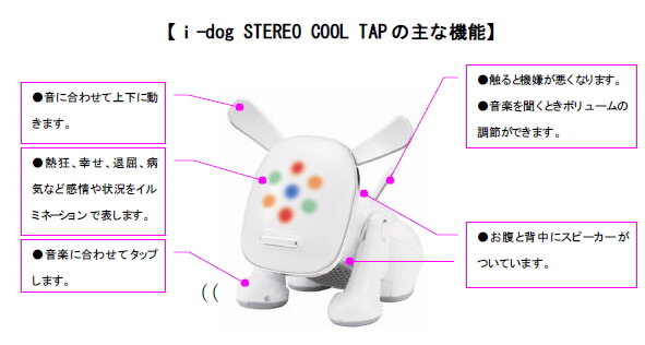セガトイズ、音楽に合わせてタップする犬型ロボット発売