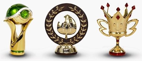 賞品のトロフィー