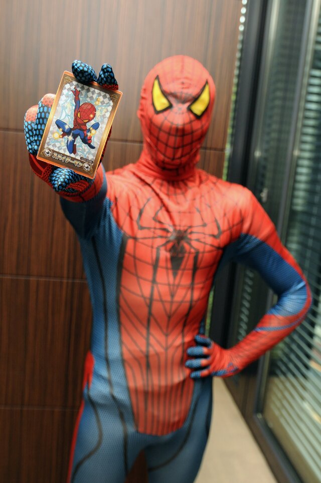 スパイダーマン×マジゲートの異色コラボ！マジゲートにどっぷりハマったスパイダーマンがそこに！ 