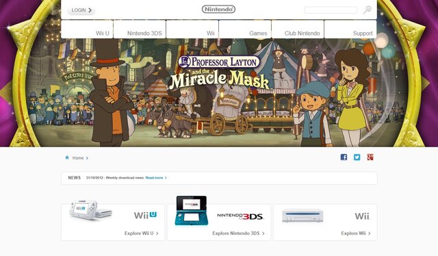 Nintendo UK'S official site
