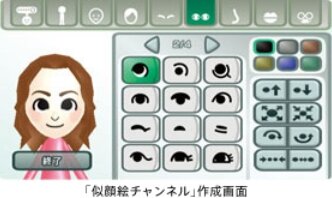 こちらはWiiの｢似顔絵チャンネル｣