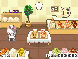 「キャラぱふぇ」の人気マンガがDSiウェアに登場『ねこねこベーカリー パンでパズルにゃ!』