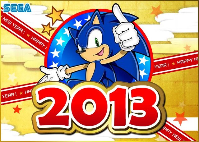 セガ 13年ソニックの年賀イラストを公開 1枚目の写真 画像 インサイド