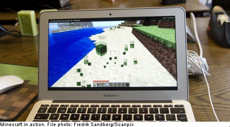 Minecraft in action. File photo: Fredrik Sandberg/Scanpix