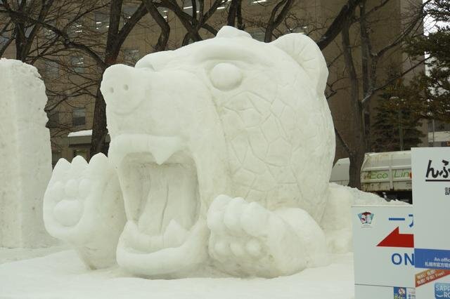 市民雪像