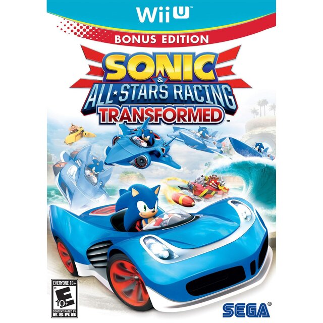 Wii U版『ソニック＆オールスターズ レーシング トランスフォームド』パッケージ