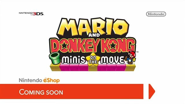 『マリオvs.ドンキーコング』最新作3DSダウンロードソフトで登場 ― 『Mario and Donkey Kong: Minis on the Move』