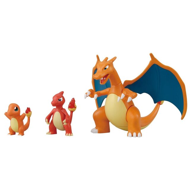 リザードンをプラモデルで楽しむ ポケモンプラモコレクション 29 リザードン進化セット 1枚目の写真 画像 インサイド