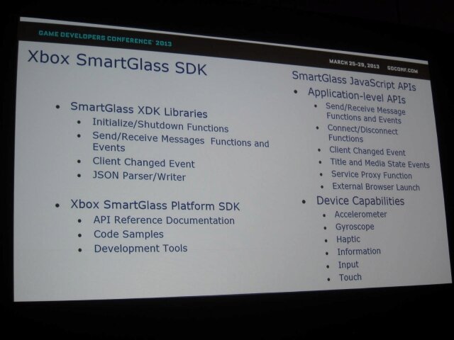 【GDC 2013】Xbox360でもっとセカンドスクリーン体験を！マイクロソフトの技術講演