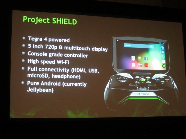 【GDC 2013】Tegra4搭載のモンスター携帯機「Project SHIELD」についてNVIDIAが語った