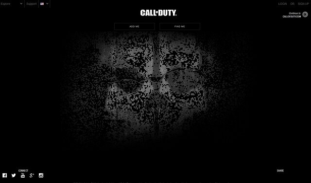 『Call of Duty: Ghosts』が遂に始動、公式Facebookページが開設