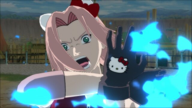 『NARUTO－ナルト－ 疾風伝　ナルティメットストーム3』キティちゃんとコラボ！キティ耳のサクラが可愛いすぎる