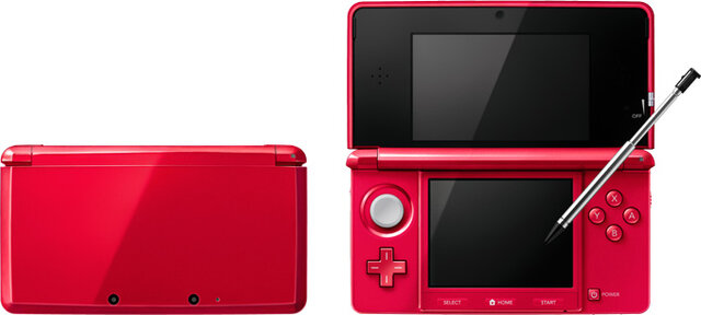 ニンテンドー3DS メタリックレッド